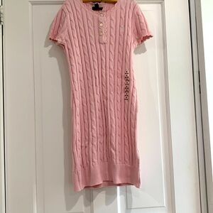 Ralph Lauren Cable Knit Dress NWT